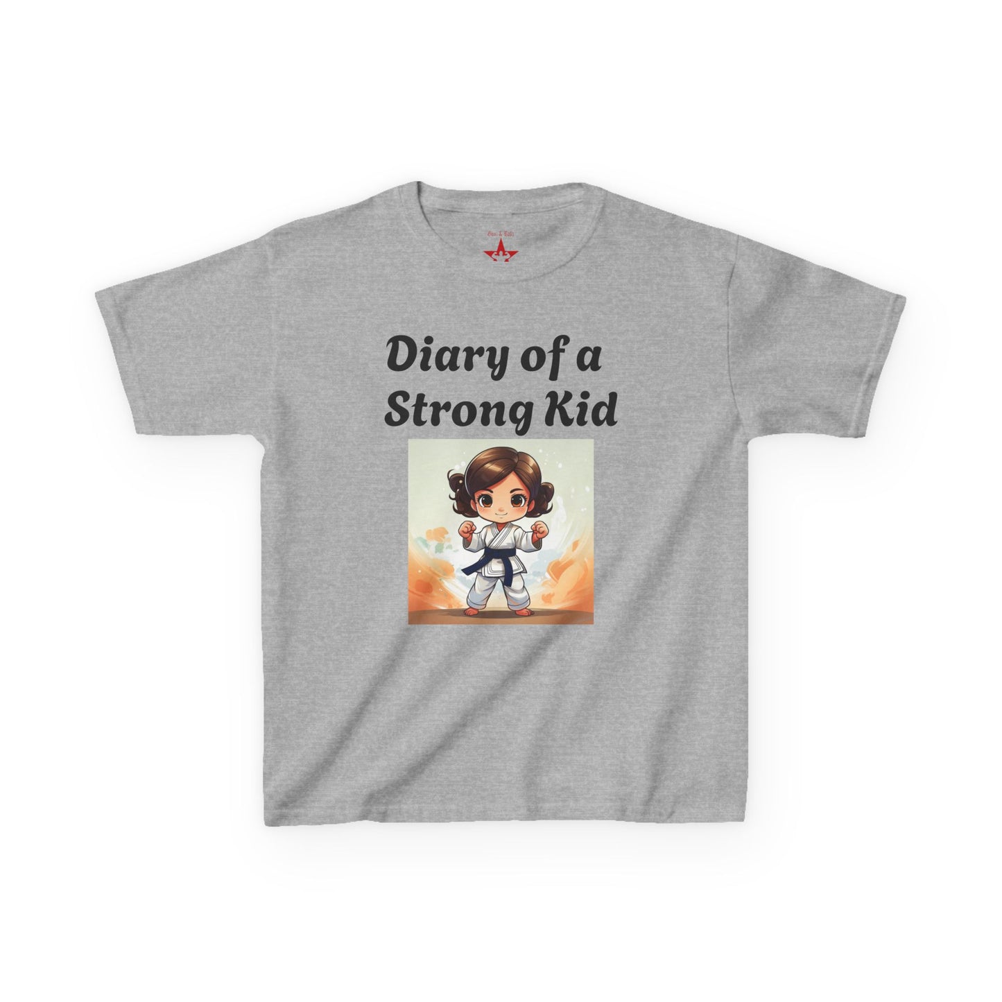 Kids Motivational Tee - 'Diary of a Strong Kid'