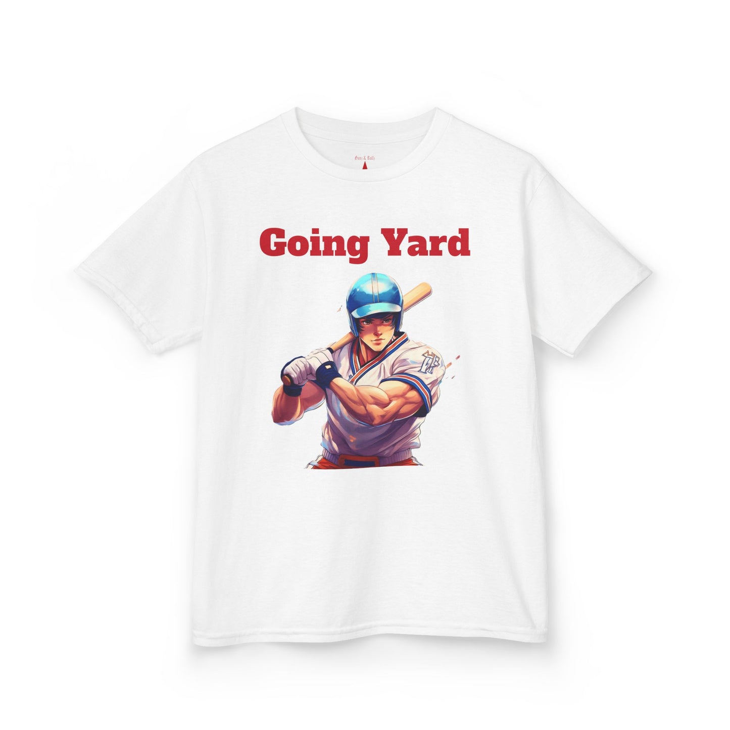 Kids Baseball “Going Yard” T-Shirt – Fun Graphic Tee for Young Athletes | Soft Heavy Cotton Sports Shirt