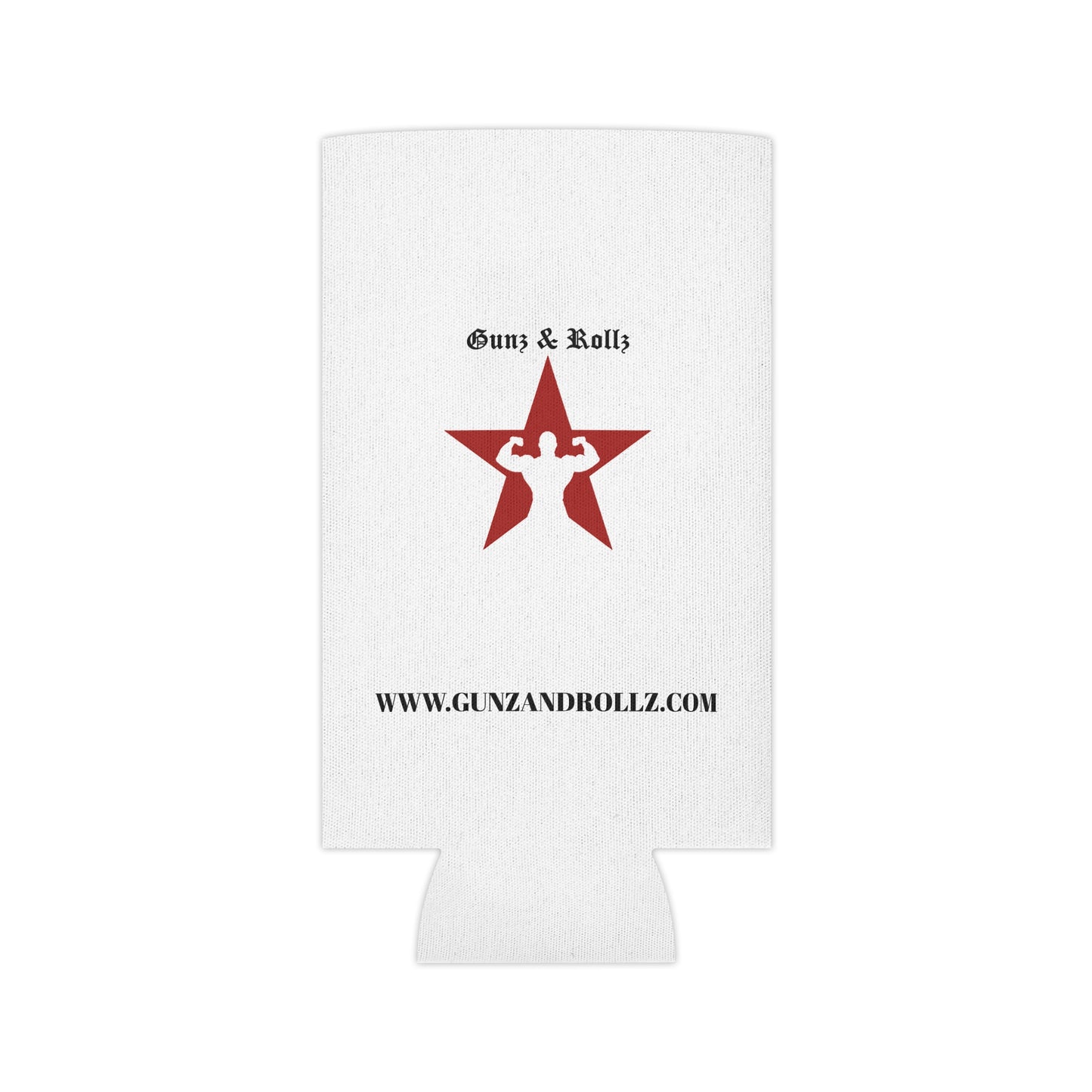 Gunz & Rollz Can Cooler - Fitness Themed Beverage Holder