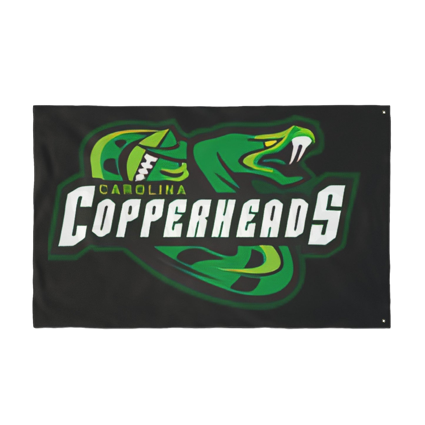 Carolina Copperheads Double Sided Flag, Sports Flag, Team Pride Decor, Game Day Decoration, Fan Flag, Outdoor Banner