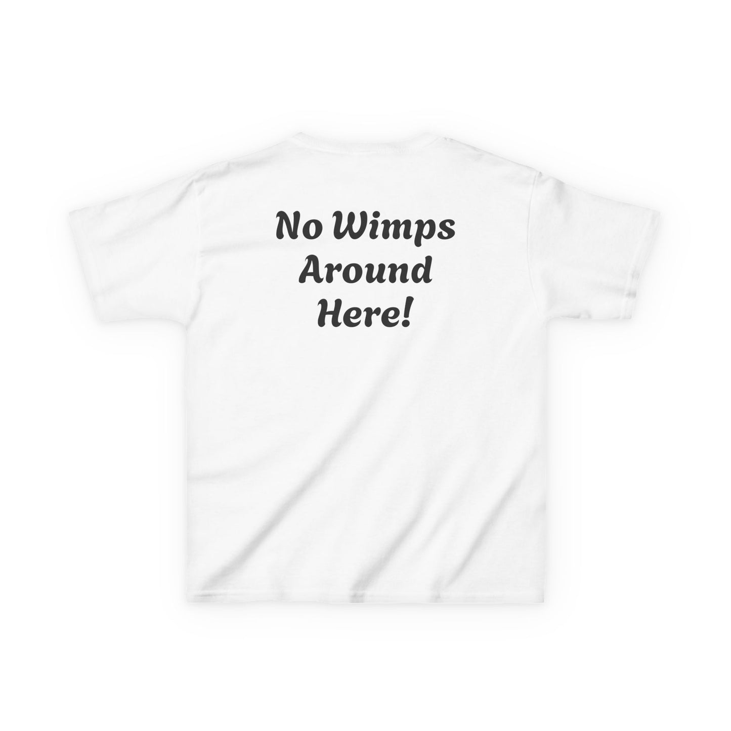 Kids Motivational Tee - Diary of a Strong Kid | No Wimps Around Here!