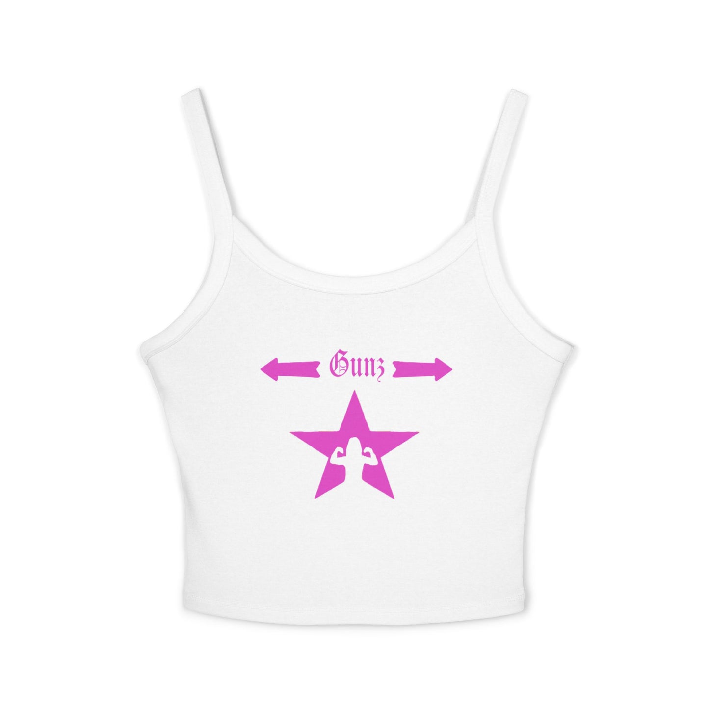 Gunz & Bunz Women’s Spaghetti Strap Workout Tank Top – Stylish Fitness & Summer Apparel | Soft Mid-Length Cami