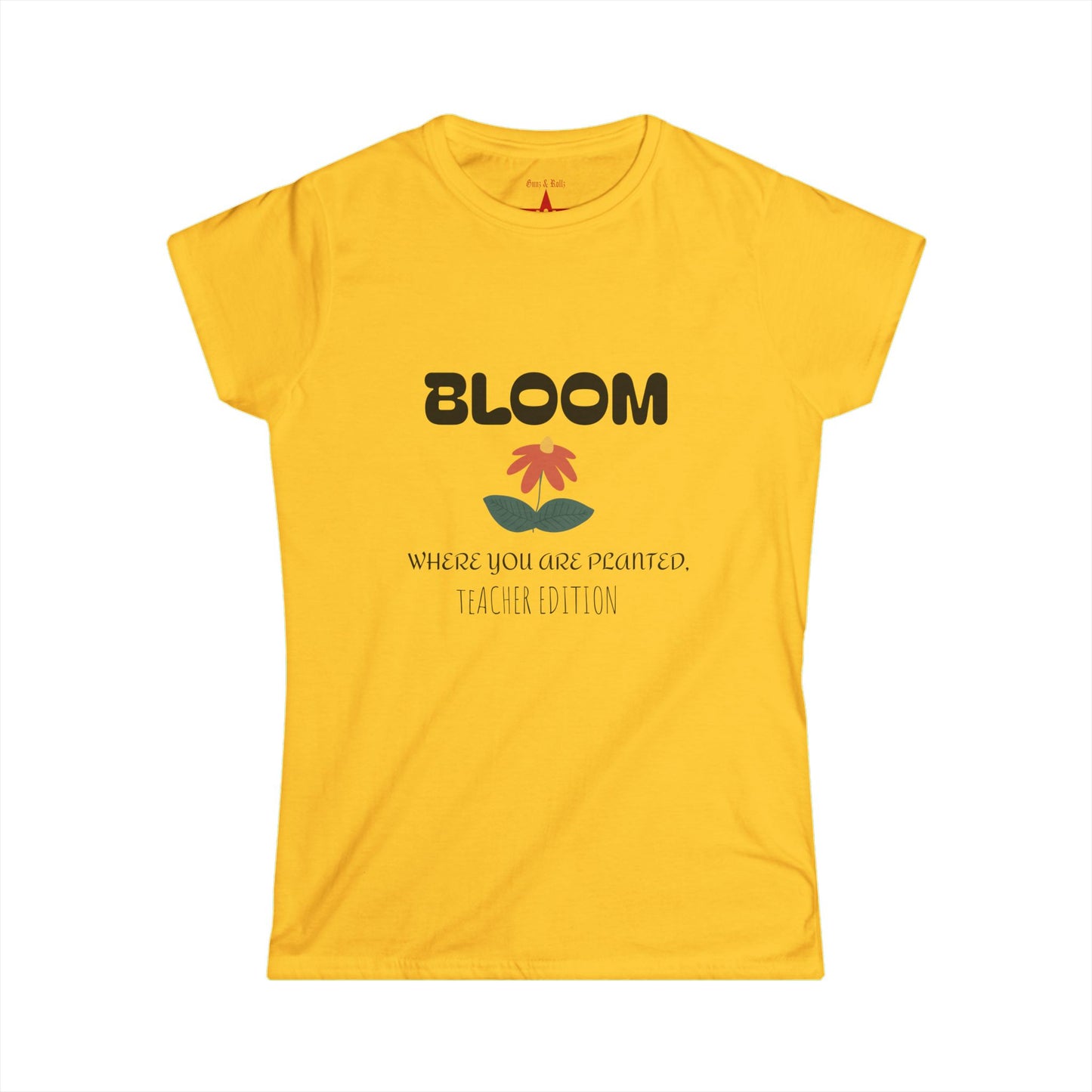 Bloom Women's Tee - Positive Vibes, Nature Lover Gift, Spring Outfit, Everyday Wear, Inspirational Quote Shirt
