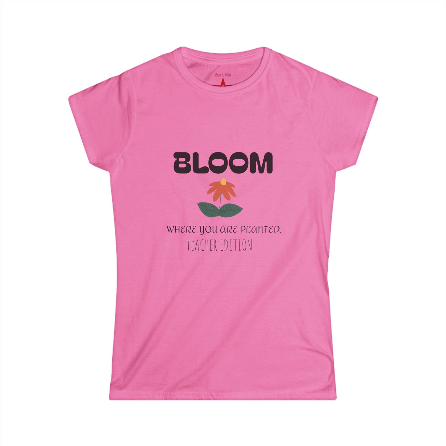 Bloom Women's Tee - Positive Vibes, Nature Lover Gift, Spring Outfit, Everyday Wear, Inspirational Quote Shirt