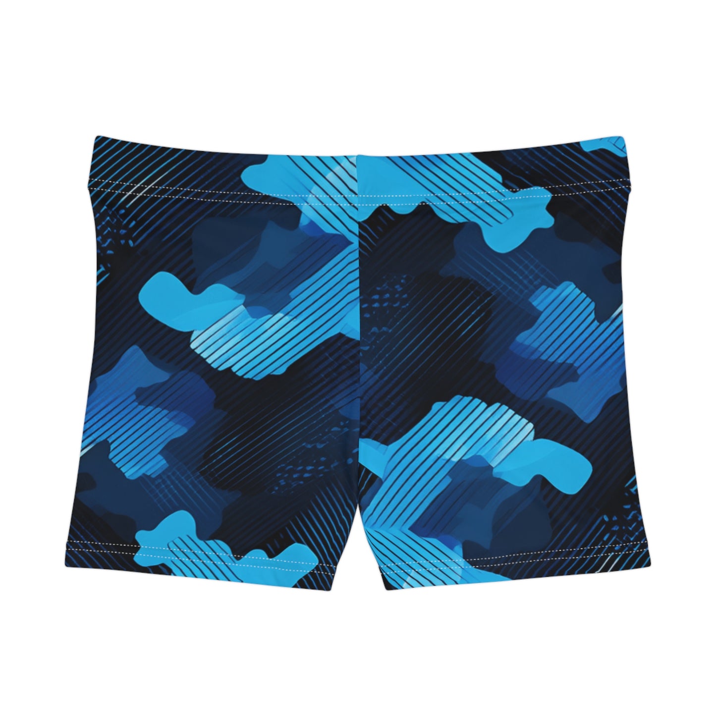 Ocean Wave Women's Shorts, Beachwear, Summer Style, Athletic Shorts, Casual Wear, Vacation Outfit