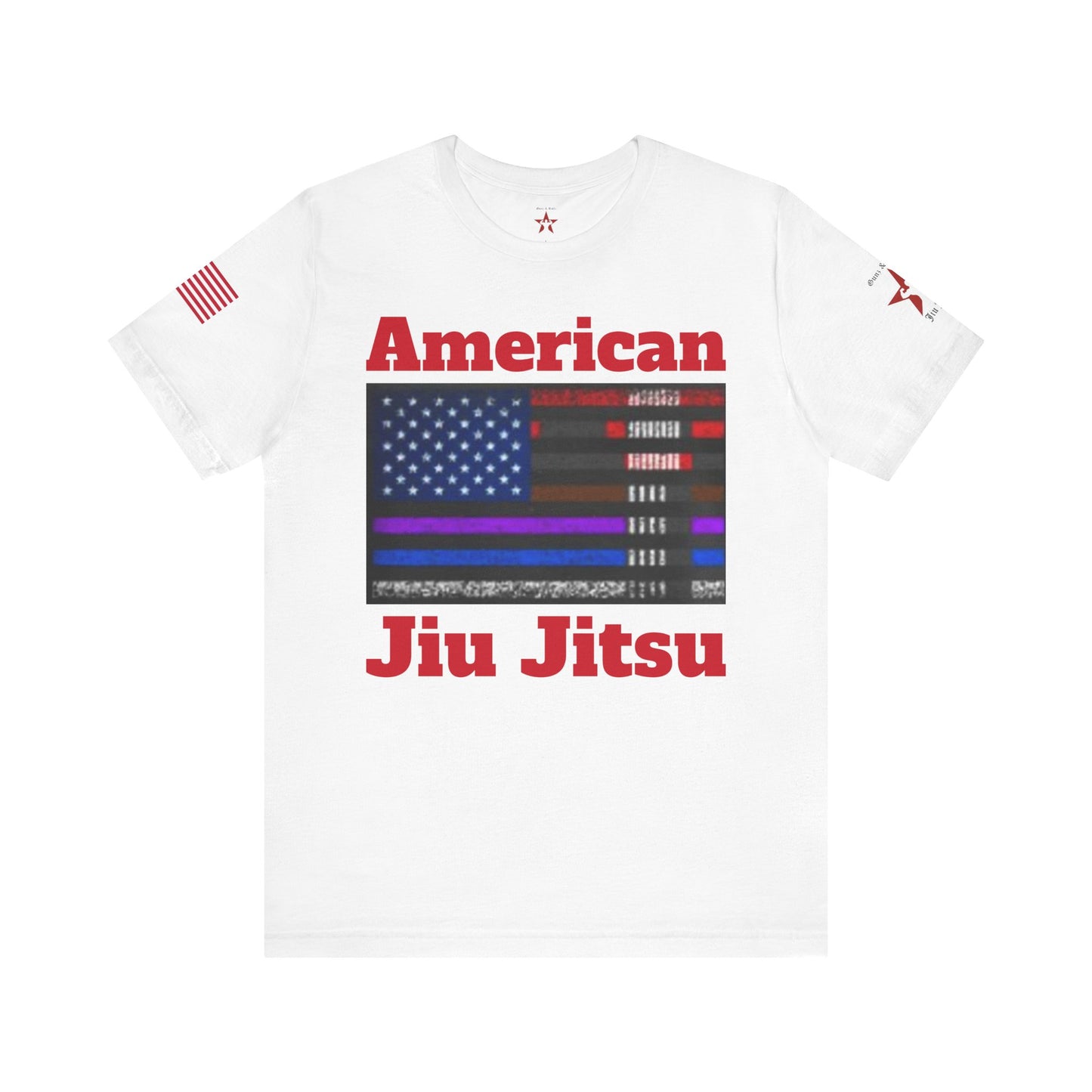 American Jiu Jitsu Unisex Tee – Patriotic Martial Arts Shirt for Everyday Champions