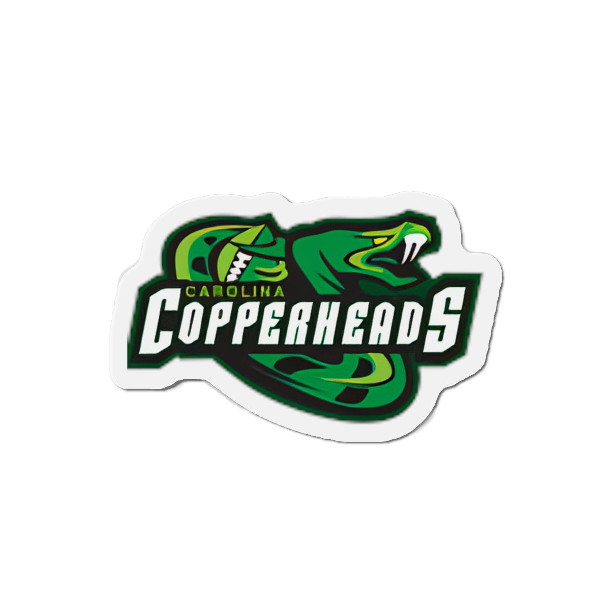 Custom Die-Cut Sports Magnets, Carolina Copperheads Team Spirit Magnet, Refrigerator Magnet, Unique Gift for Sports Fans, Football Decor