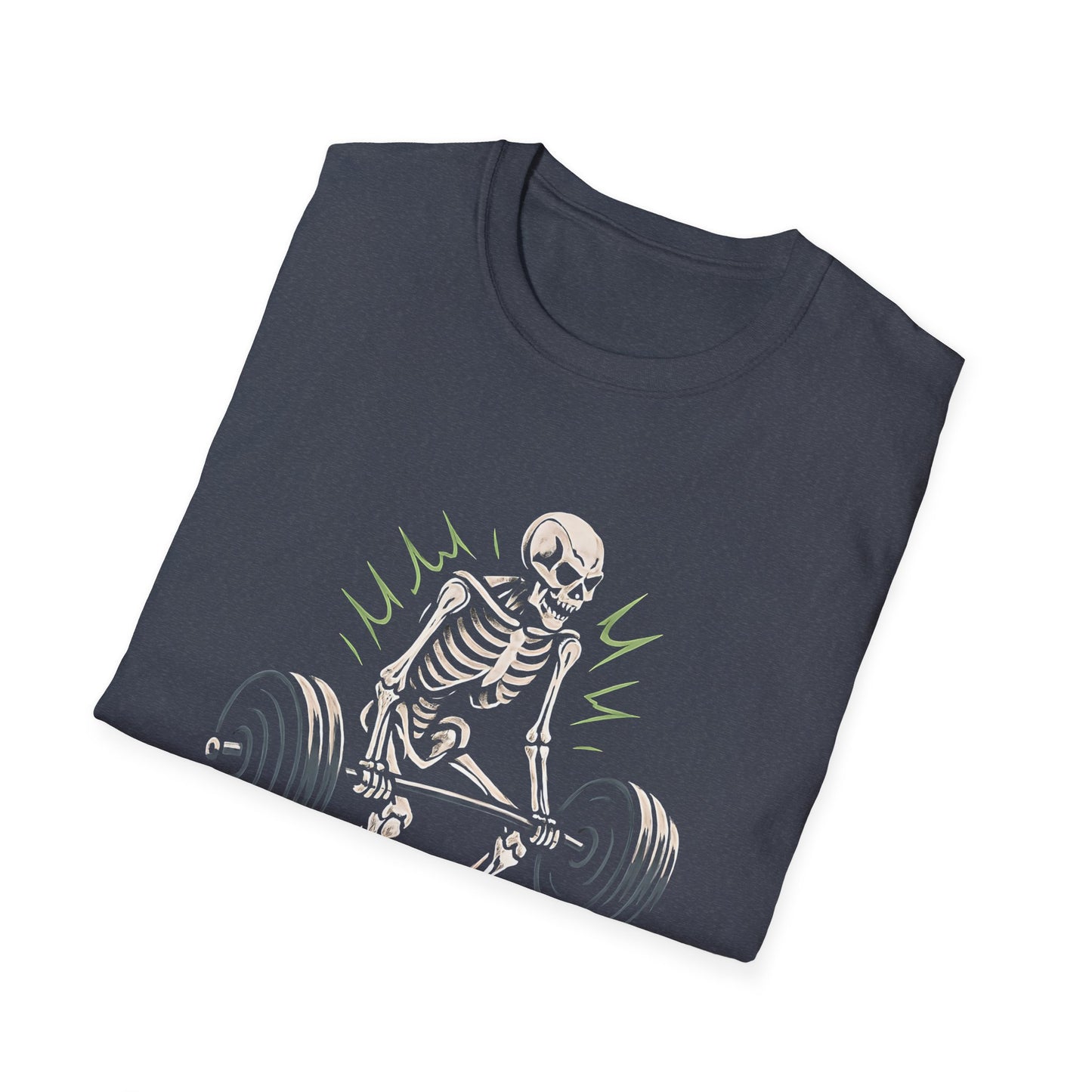 Skeleton Lifts Barbell T-Shirt