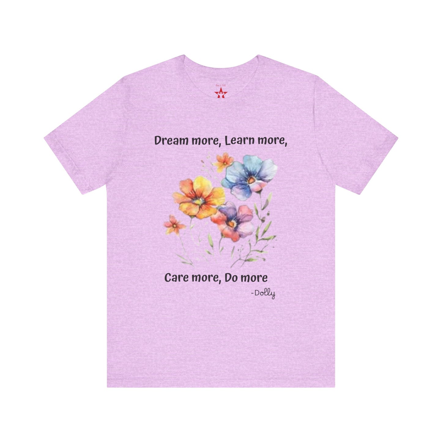 Floral Inspirational Tee - Motivational Quote Shirt, Teacher Gift, Summer Vibes, Unisex Casual Wear, Unique Quote Tee