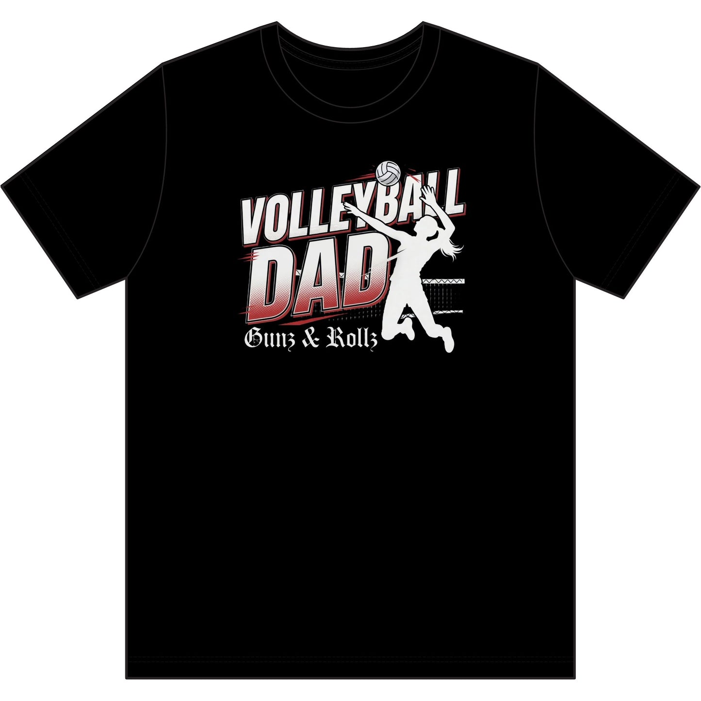 Volleyball Dad T-Shirt – 'Volleyball Dad' Graphic Athletic Tee