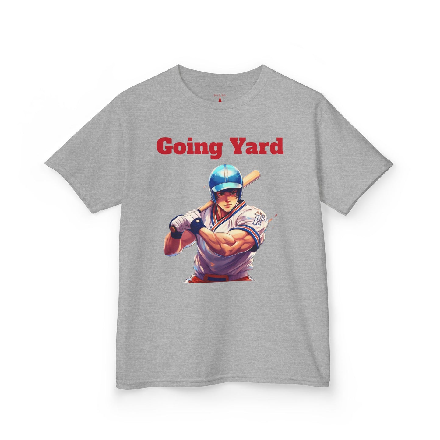 Kids Baseball “Going Yard” T-Shirt – Fun Graphic Tee for Young Athletes | Soft Heavy Cotton Sports Shirt