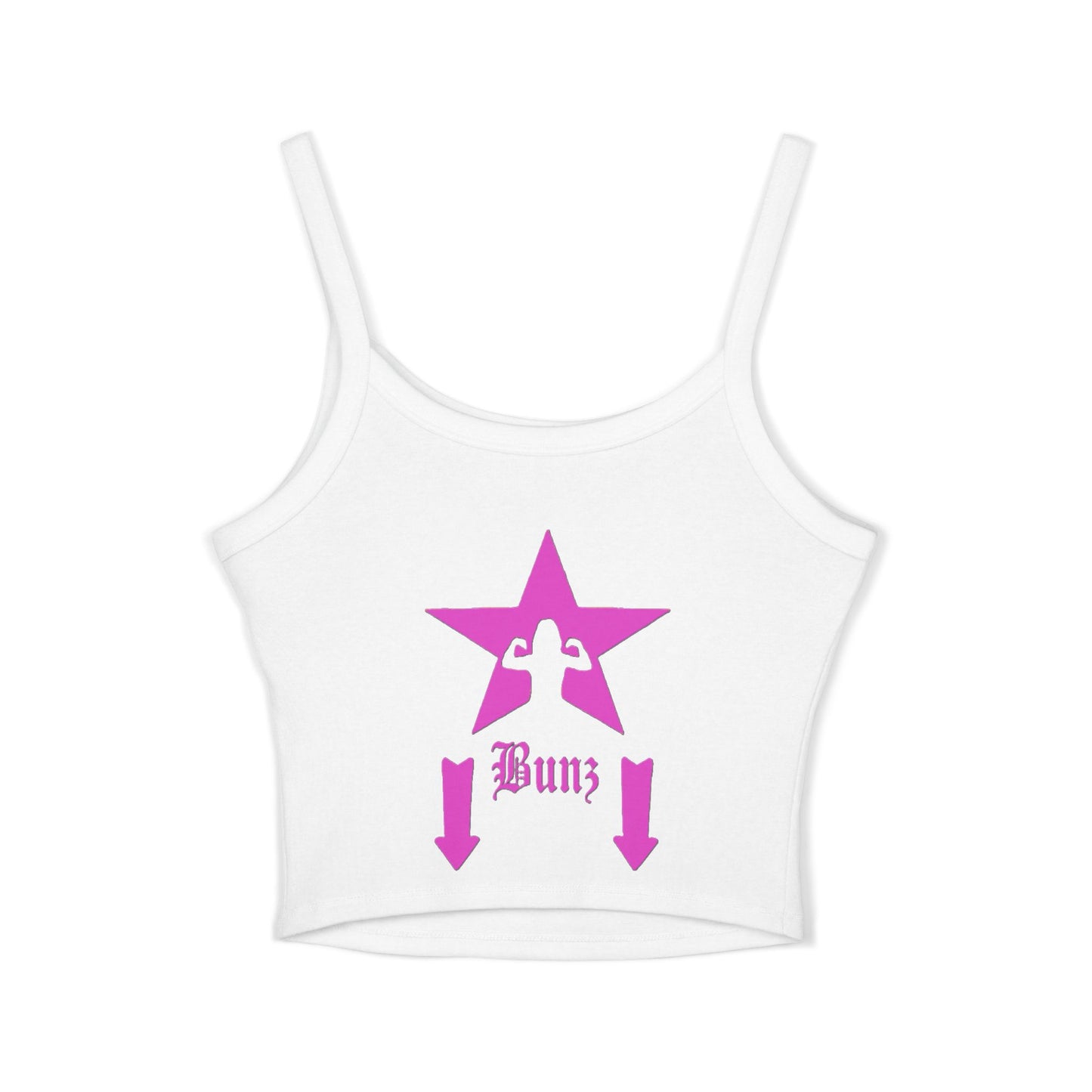 Gunz & Bunz Women’s Spaghetti Strap Workout Tank Top – Stylish Fitness & Summer Apparel | Soft Mid-Length Cami