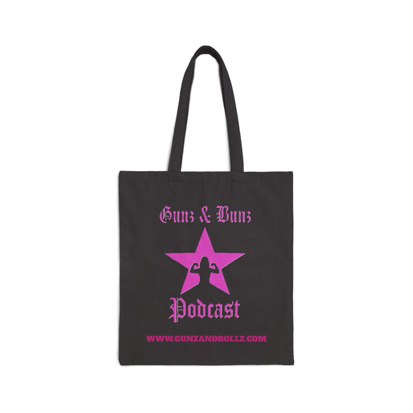 Gunz & Bunz Podcast Cotton Canvas Tote Bag - Stylish, Durable, Perfect for Fitness Enthusiasts