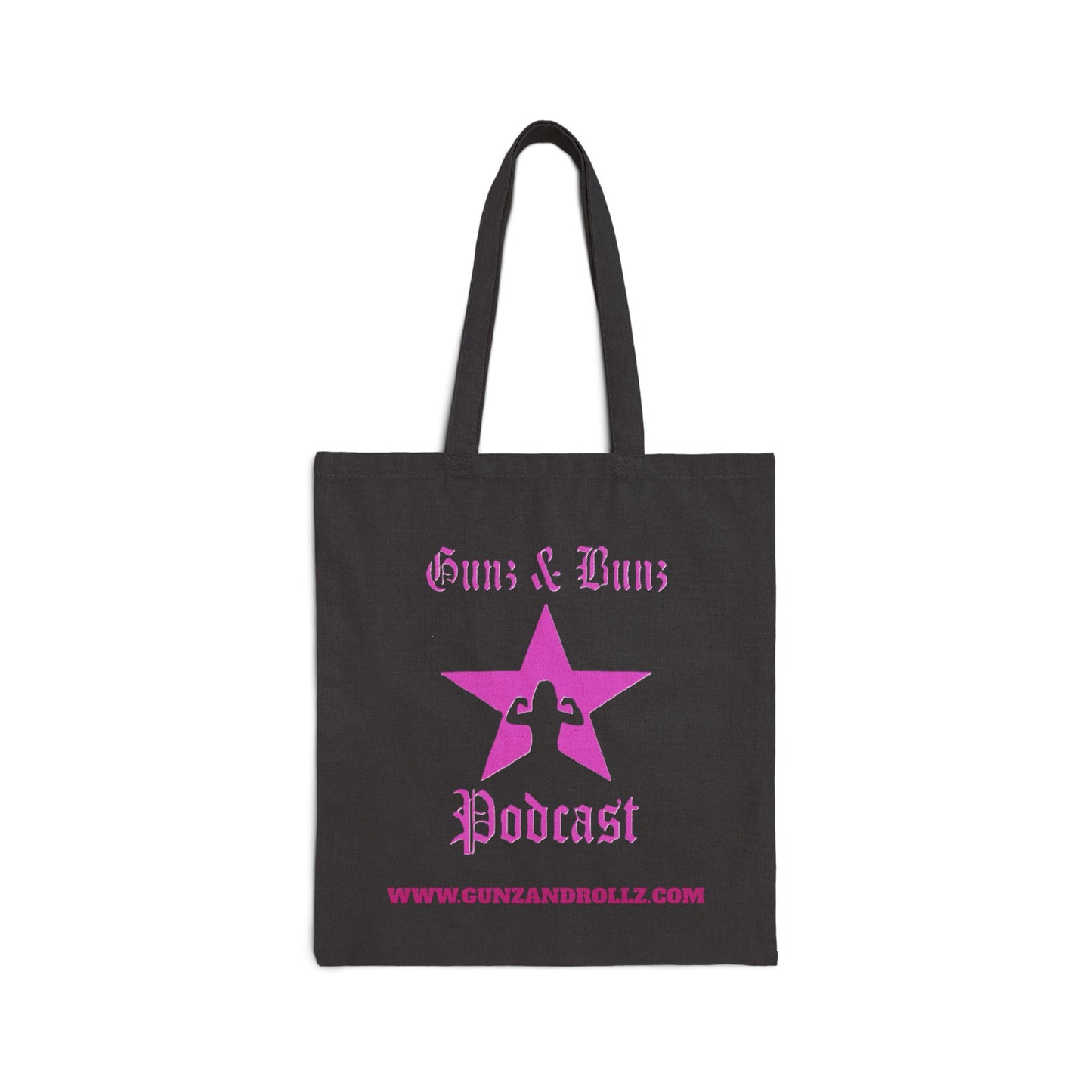 Gunz & Bunz Podcast Cotton Canvas Tote Bag - Stylish, Durable, Perfect for Fitness Enthusiasts