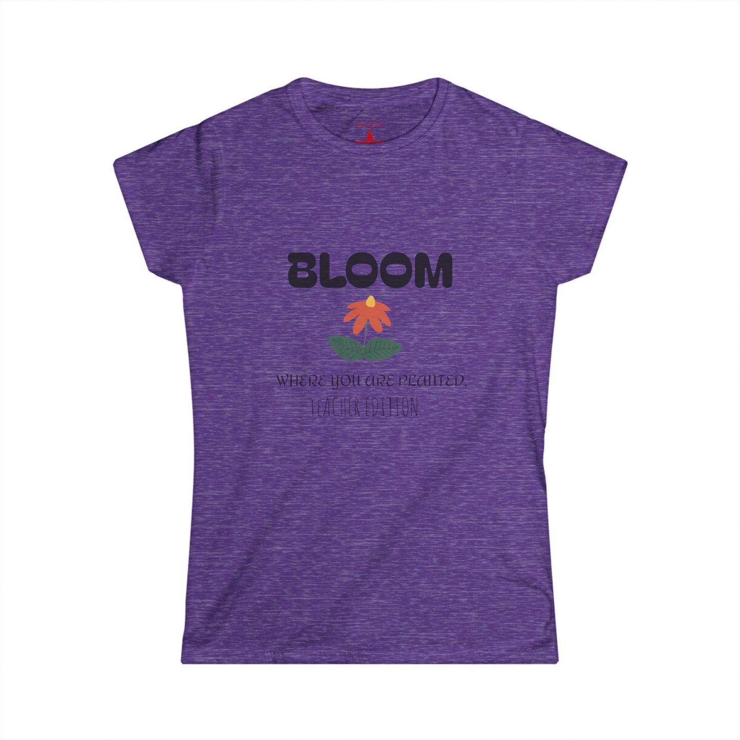 Bloom Women's Tee - Positive Vibes, Nature Lover Gift, Spring Outfit, Everyday Wear, Inspirational Quote Shirt