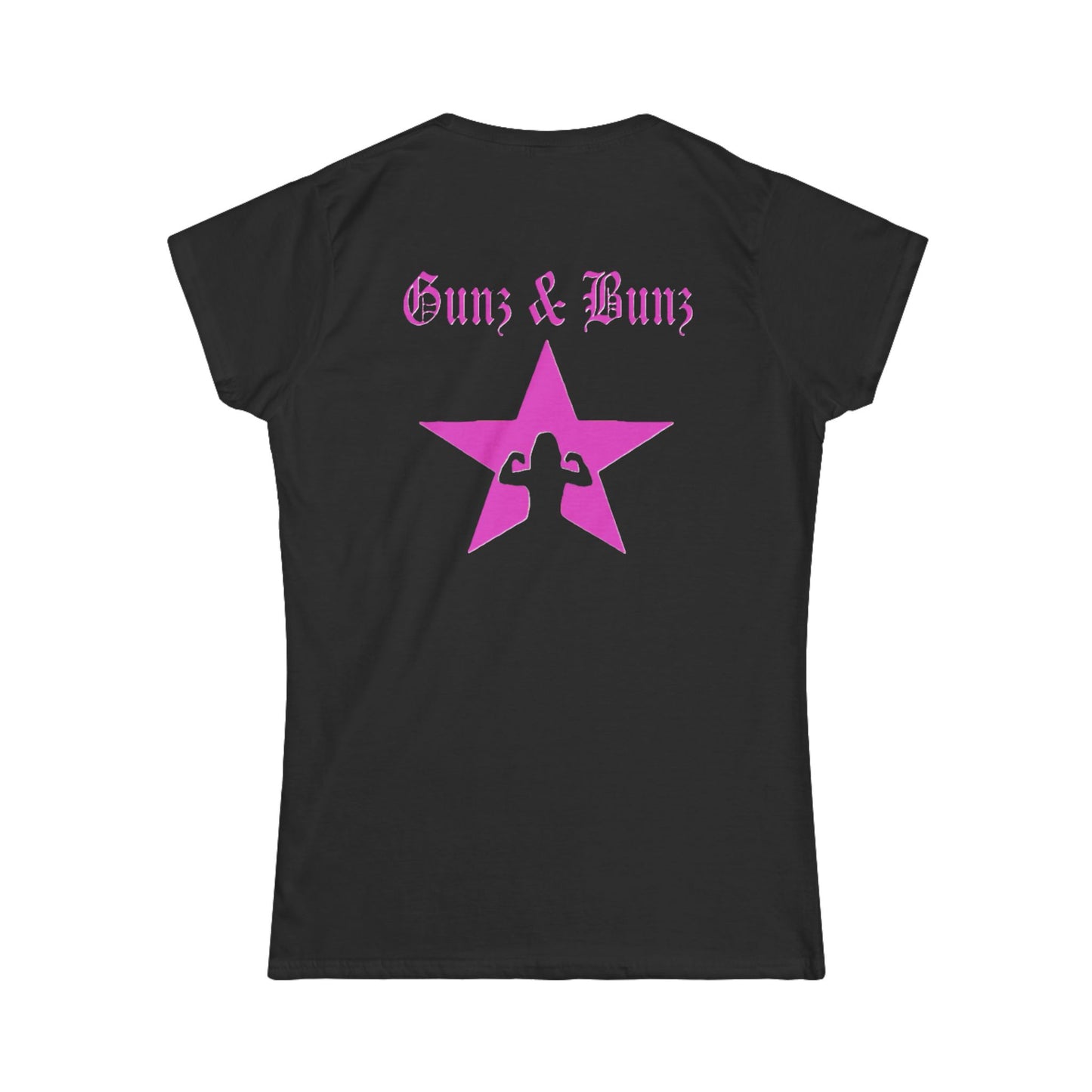 Gunz & Buns Workout Tee for Women - Softstyle Fitness Shirt