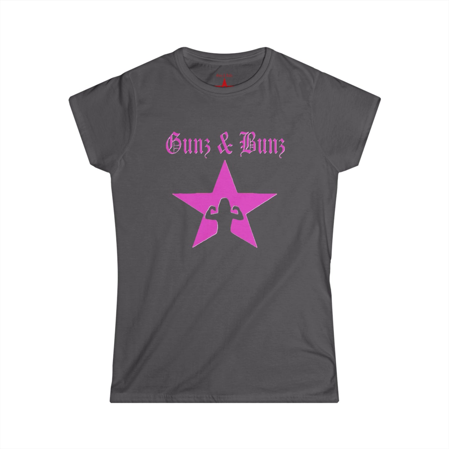 Gunz & Buns Workout Tee for Women - Softstyle Fitness Shirt