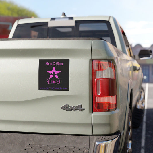 Gunz & Bunz Podcast Car Magnet | Stylish Automotive Decoration