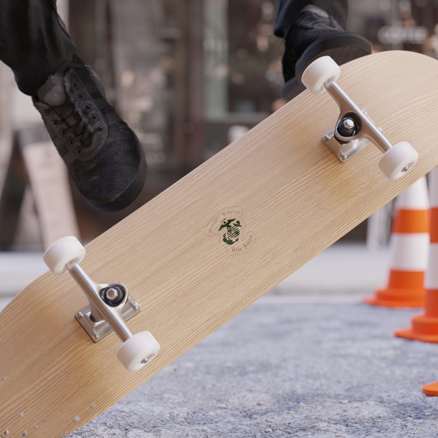 Semper Fidelis Jiu Jitsu Sticker – Die-Cut Transparent Marine Corps Outdoor Decal | Car, Laptop & Sports Decor