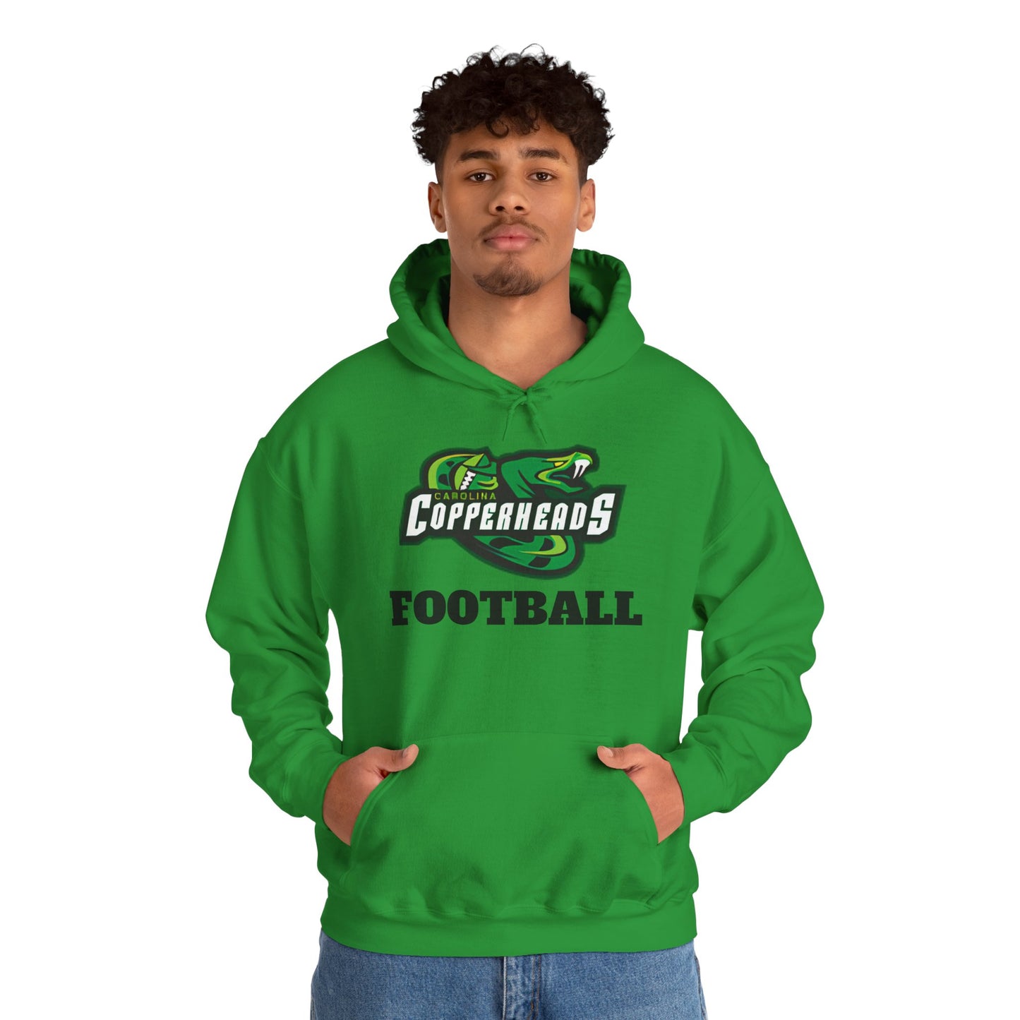 Copperheads Football Hoodie, Unisex Sports Apparel, Team Gear, Stylish Sweatshirt, Perfect for Game Day, Gift for Sports Fans