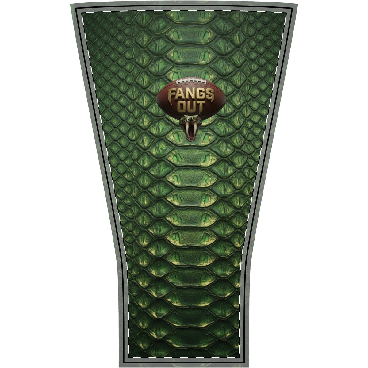 Snake Scale Arm Sleeve – “Fangs Out” Football Compression Sleeve