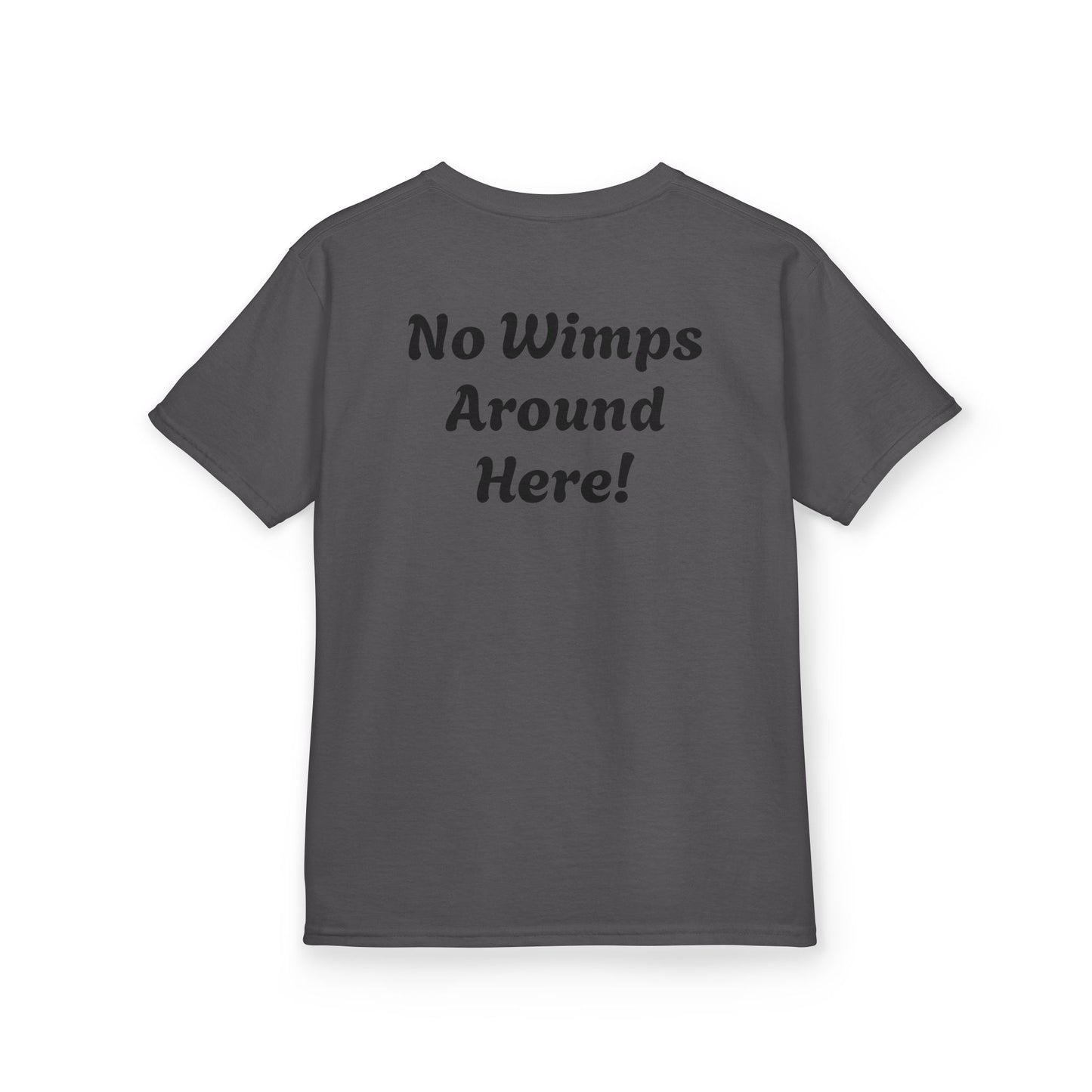 Kids Motivational Tee - Diary of a Strong Kid | No Wimps Around Here!