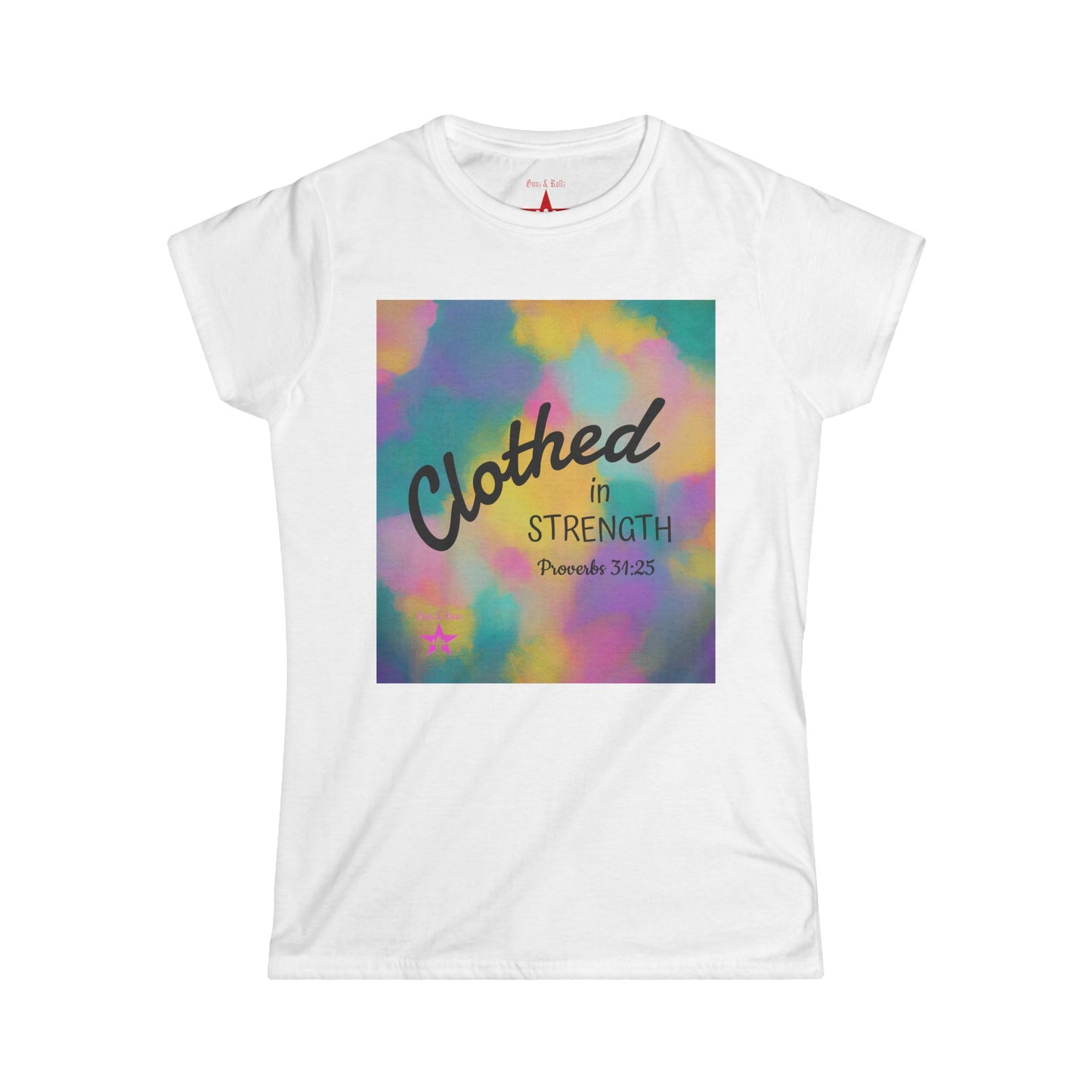 Clothed in Strength & Dignity Christian T-Shirt for Women – Inspirational Bible Verse Tee, Motivational Faith Gift