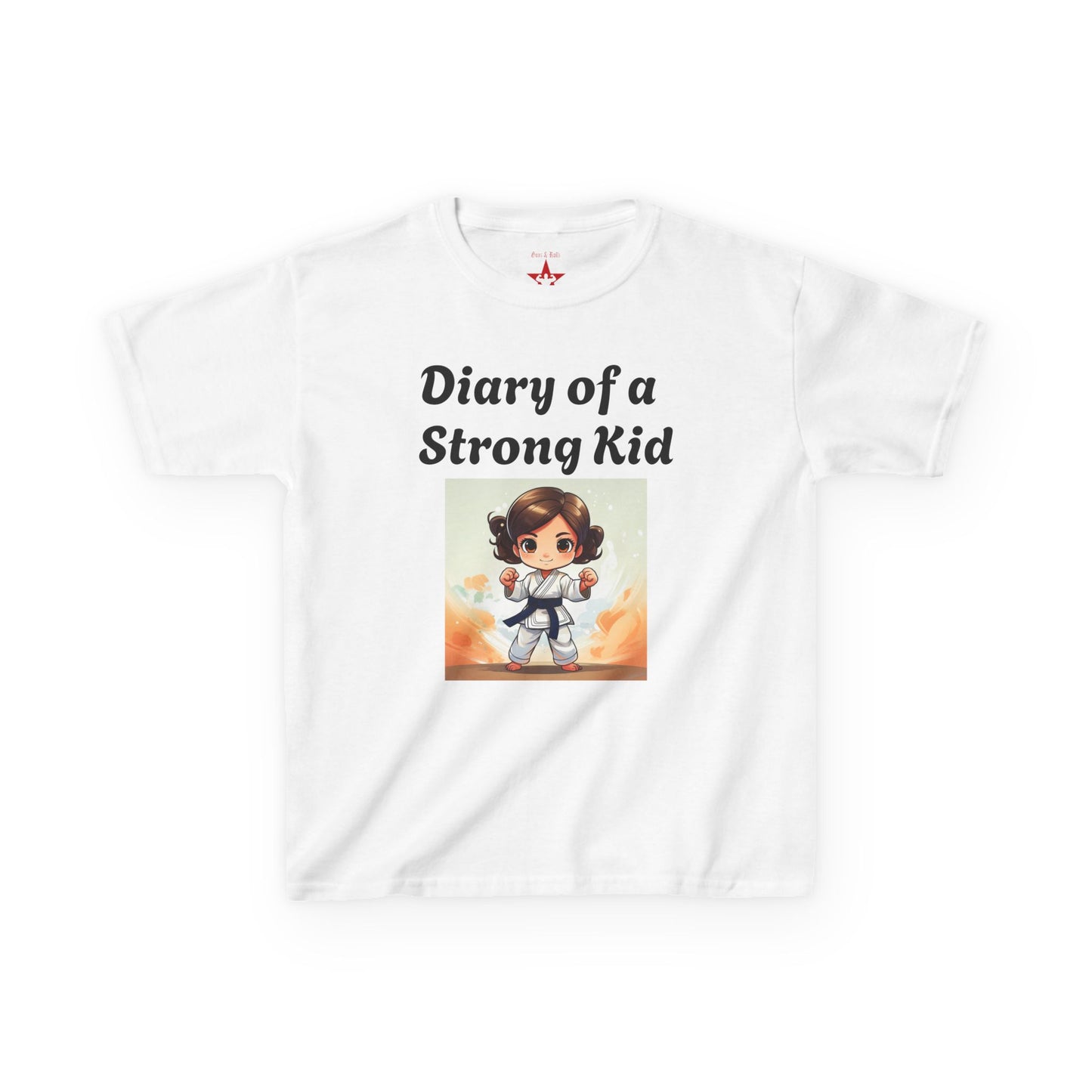 Kids Motivational Tee - 'Diary of a Strong Kid'