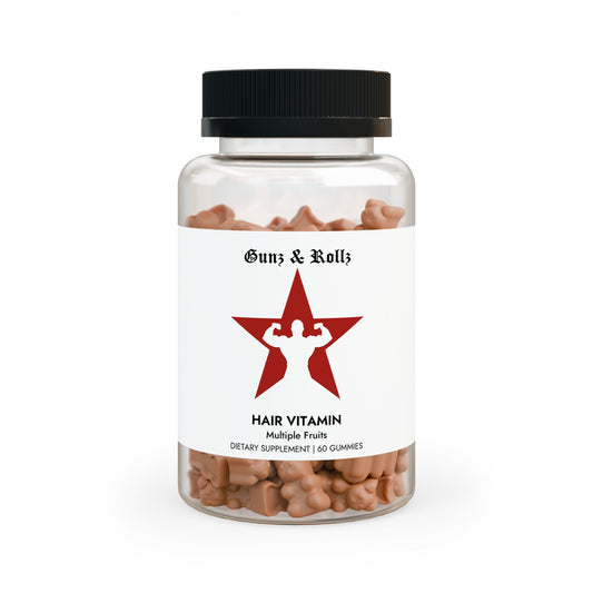 Hair Vitamin Gummies – 60 Count | Non-GMO, Corn-Free, FDA Registered & GMP Certified | Supports Healthy Hair Growth