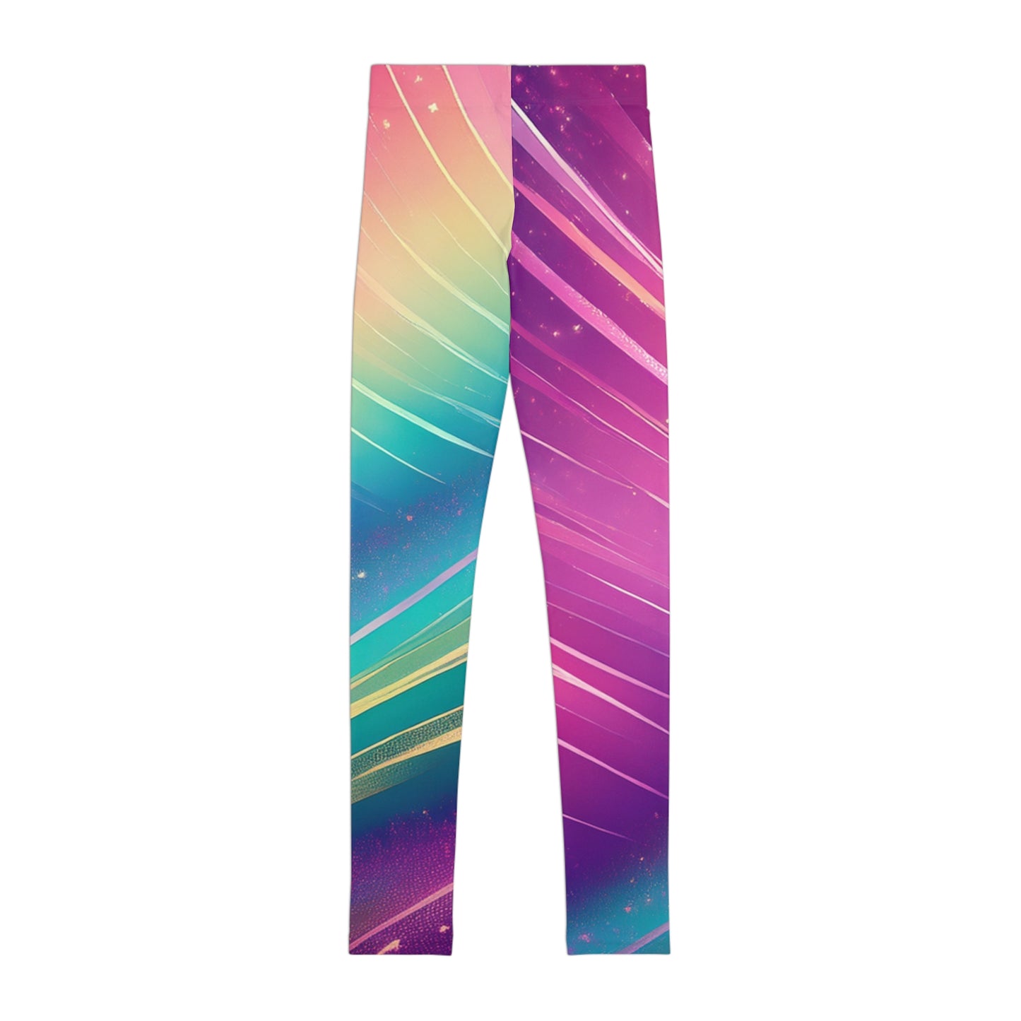 Colorful Galaxy Youth Leggings – Fun & Trendy Activewear for Kids | Stretchy, Comfortable Girls’ & Boys’ Leggings