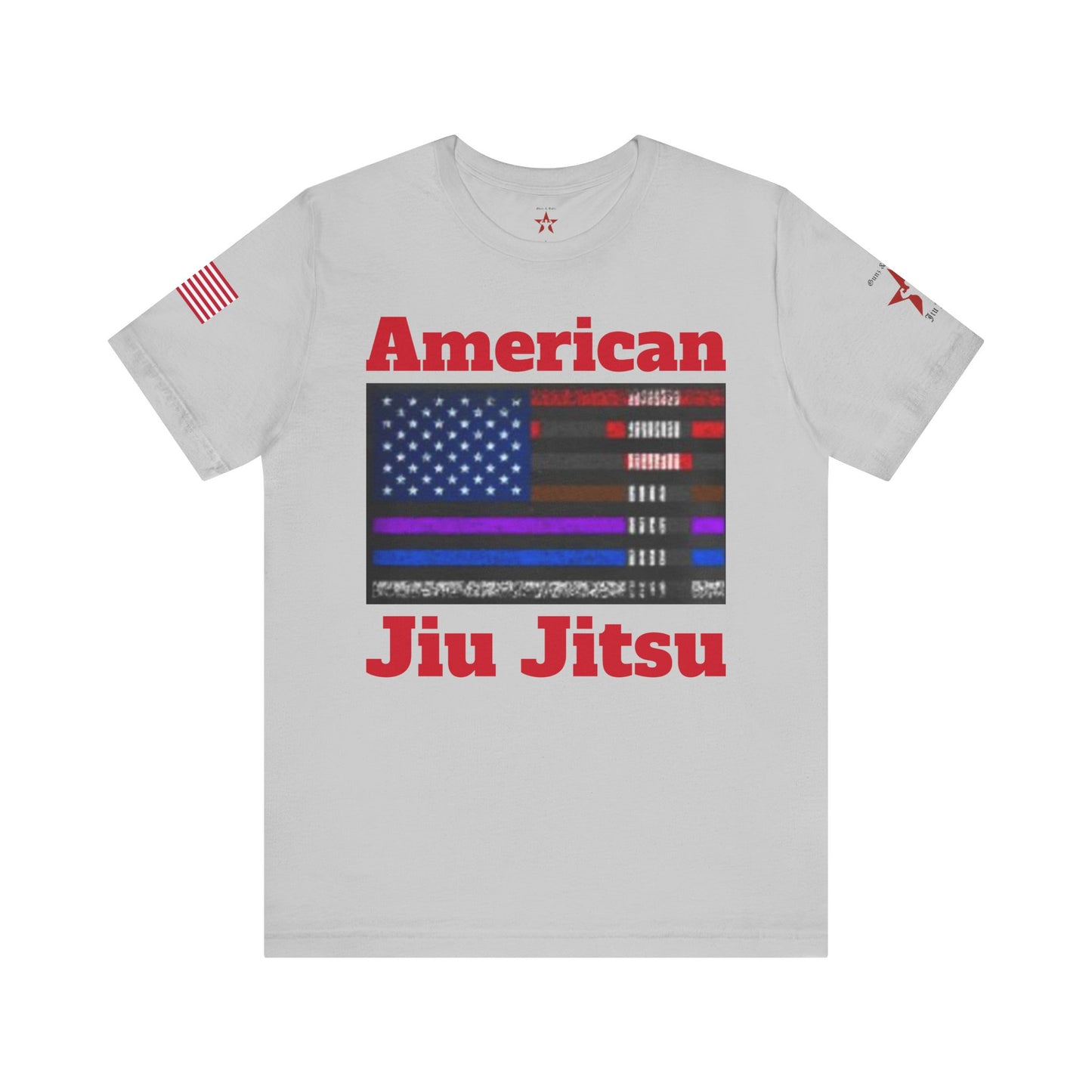 American Jiu Jitsu Unisex Tee – Patriotic Martial Arts Shirt for Everyday Champions