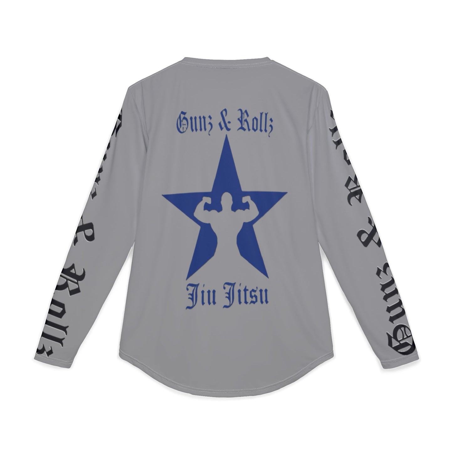 Men’s Gunz & Rollz UV Protection Shirt – Long Sleeve Jiu Jitsu Outdoor Top | Activewear & Fishing Gift