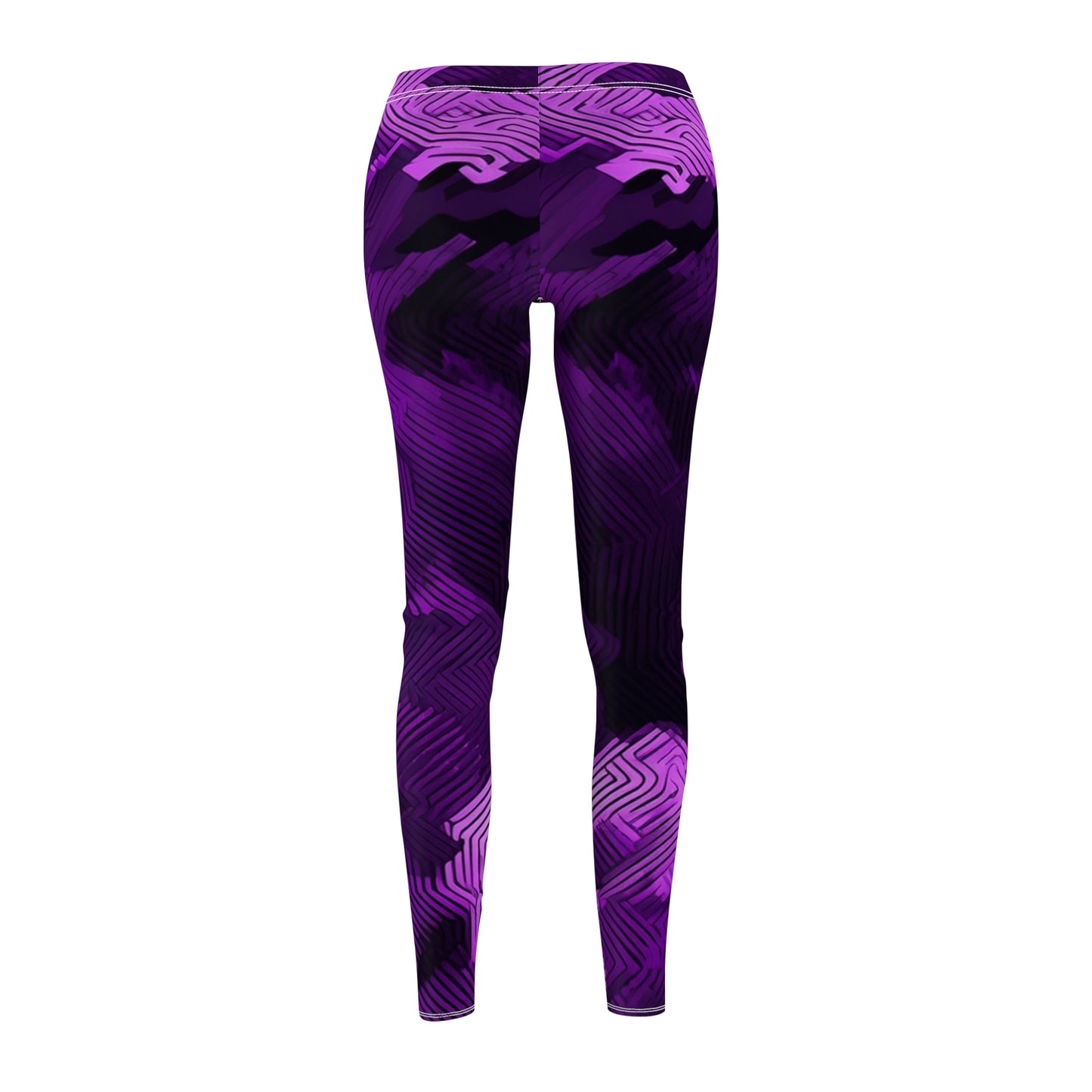 Vibrant Purple Leggings for Women – Soft Suede Casual Activewear | Skinny Fit Yoga & Lounge Pants