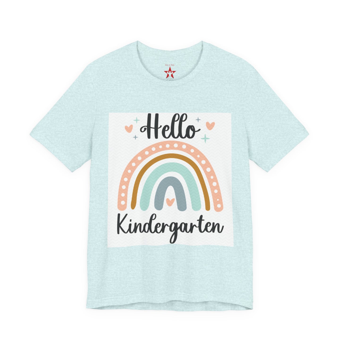Rainbow Kindergarten Tee, Unisex Kids Shirt, Back to School Gift, Teacher Appreciation, First Day Tee, Class of 2026 Apparel