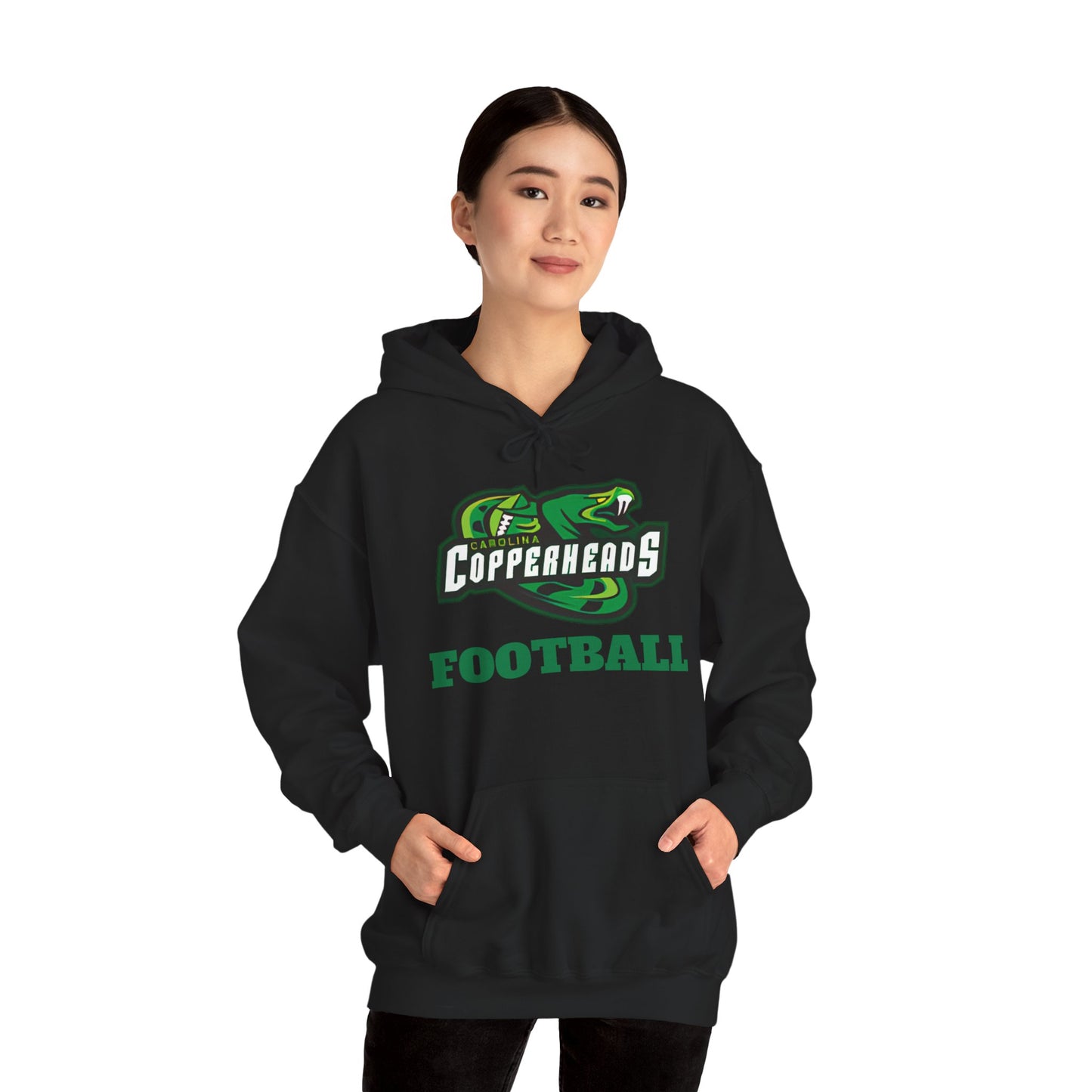 Copperheads Football Hoodie, Unisex Sports Apparel, Team Gear, Stylish Sweatshirt, Perfect for Game Day, Gift for Sports Fans