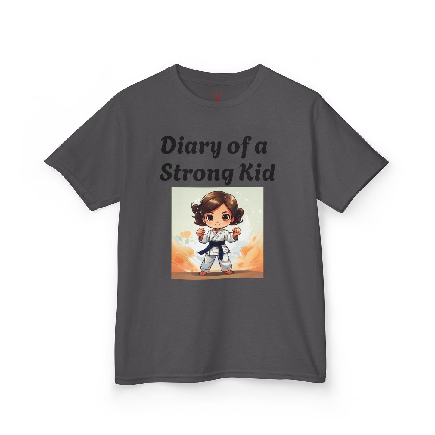 Kids Motivational Tee - 'Diary of a Strong Kid'