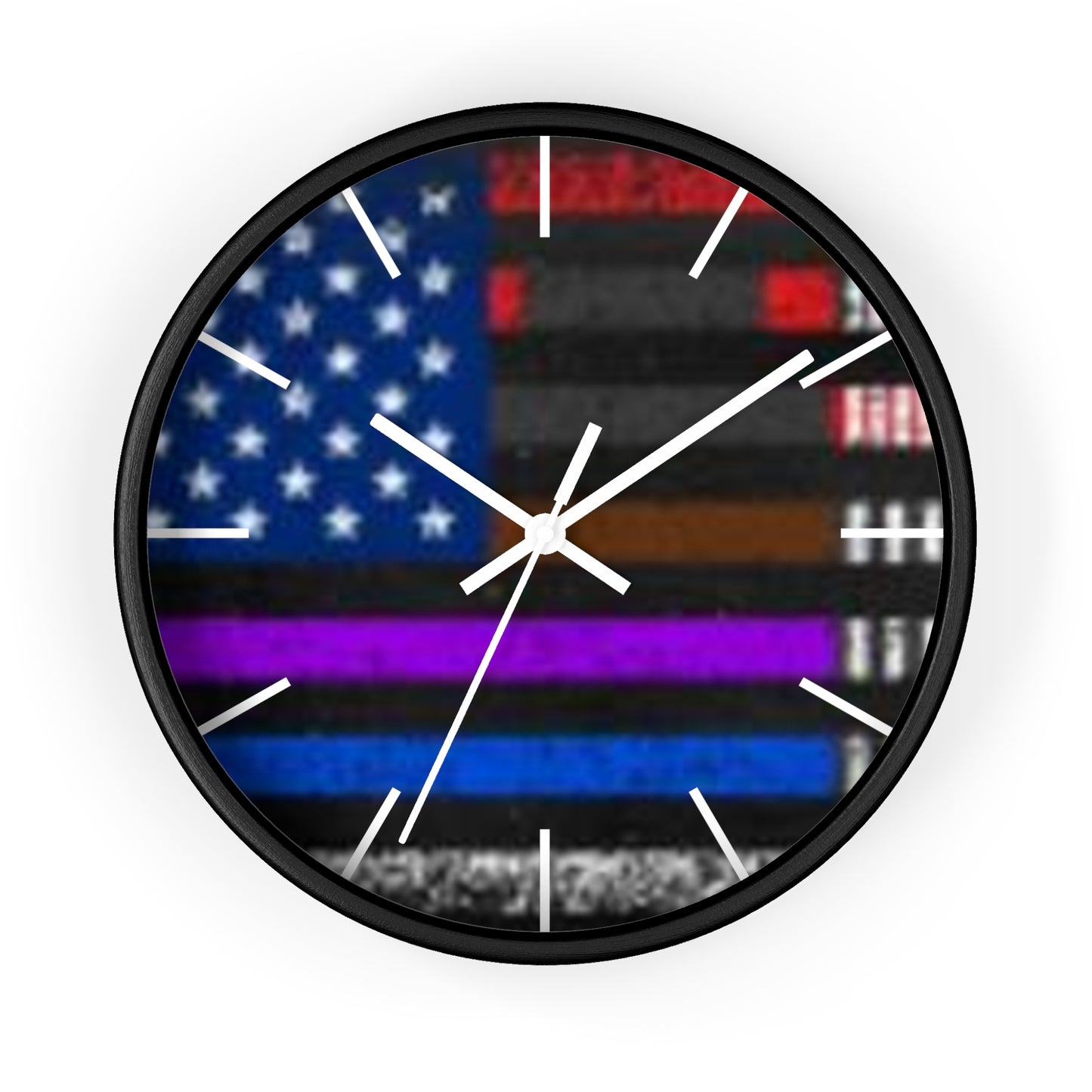 Patriotic American Flag Wall Clock – Unique USA Decor for Home, Office & National Holidays