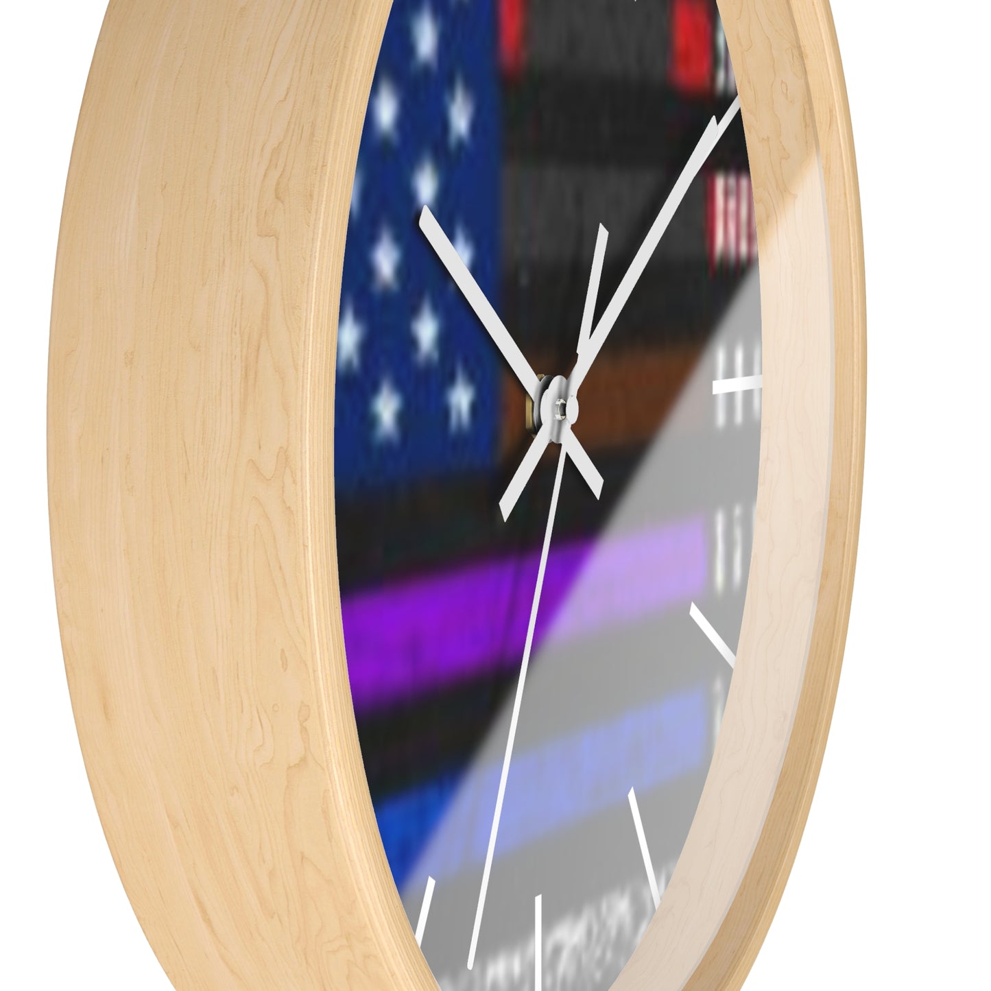 Patriotic American Flag Wall Clock – Unique USA Decor for Home, Office & National Holidays