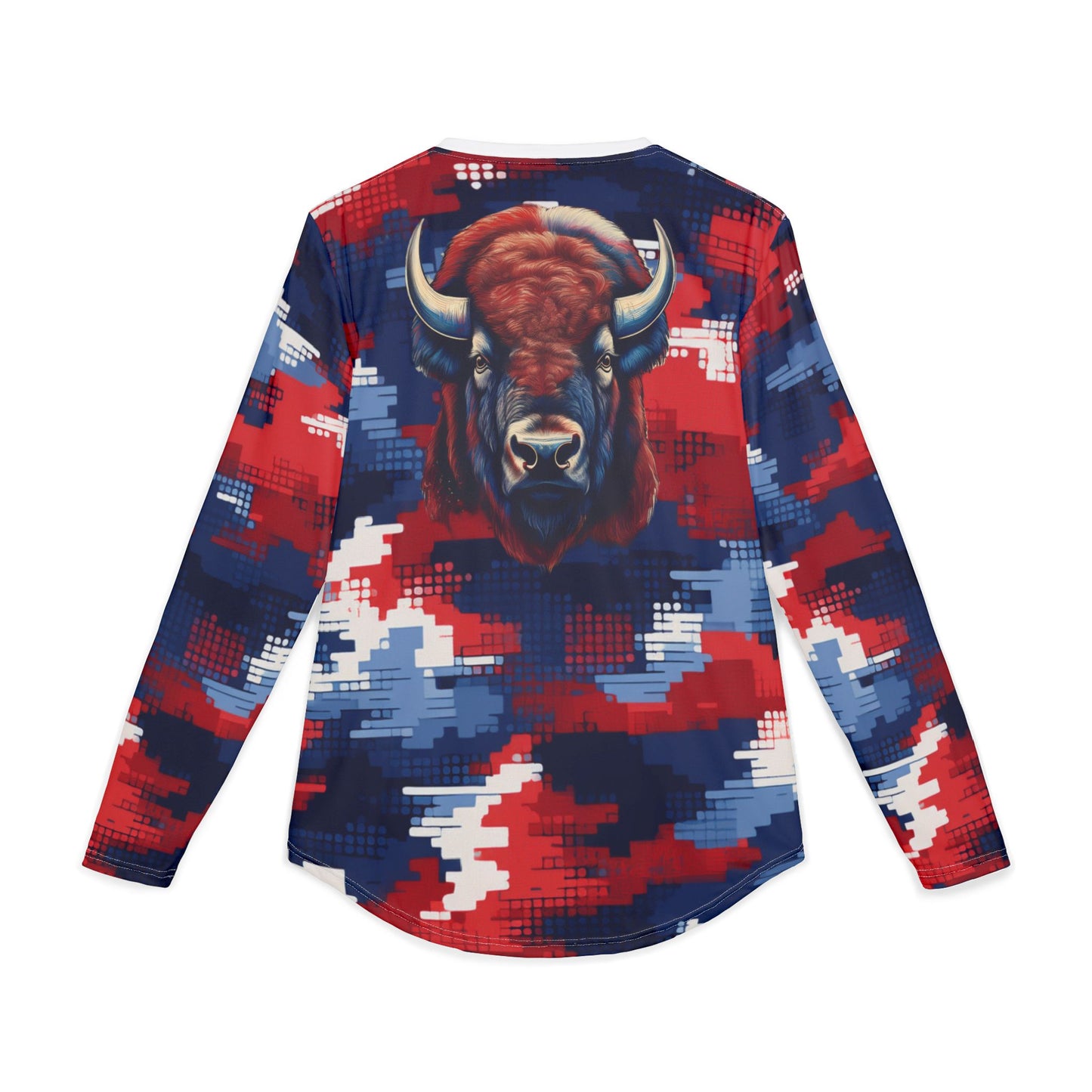 Men’s Patriotic UV Protection Shirt – Long Sleeve American Flag Fishing & Outdoor Top | UPF 50+ Sun Protection