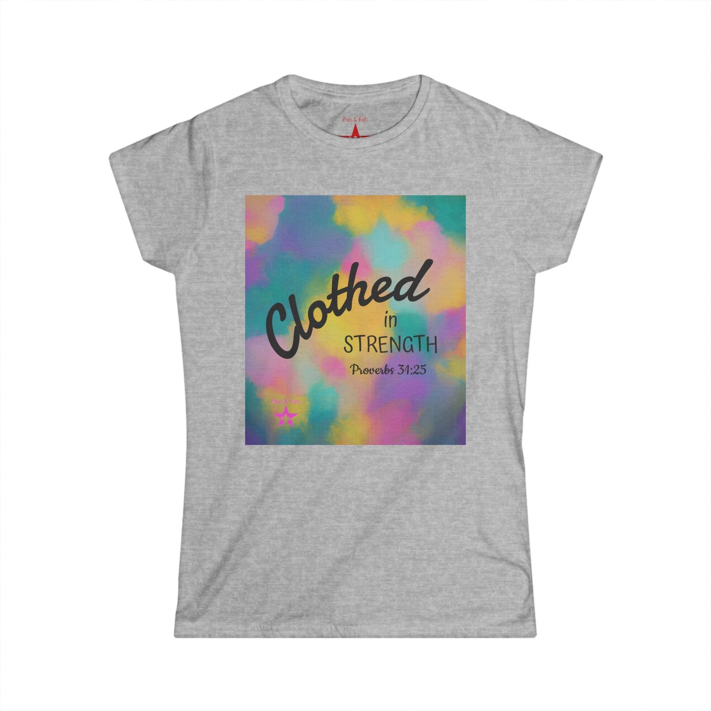 Clothed in Strength & Dignity Christian T-Shirt for Women – Inspirational Bible Verse Tee, Motivational Faith Gift