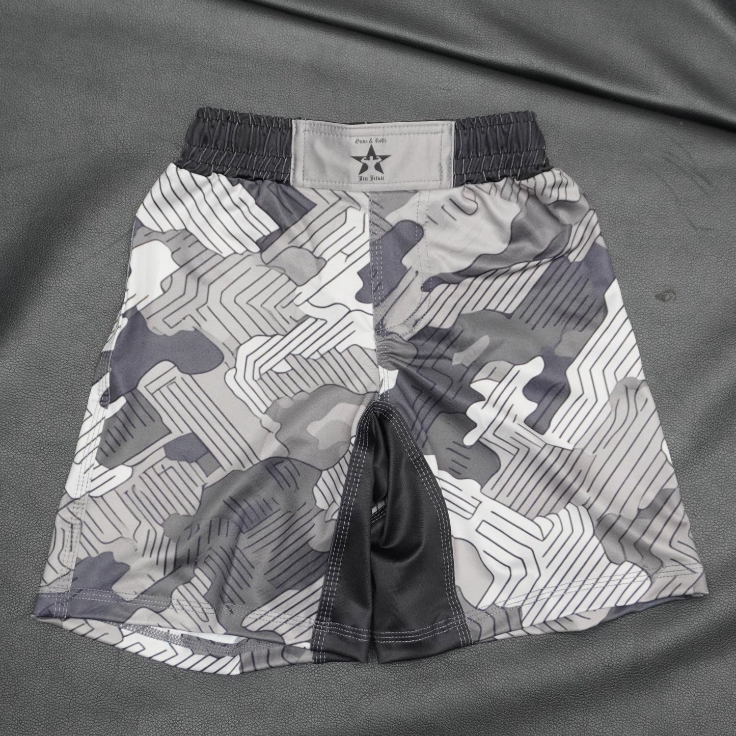 Kid’s Ranked Camo Jiu Jitsu Shorts – Durable Youth BJJ & Grappling Fight Shorts | Competition-Ready No-Gi Gear