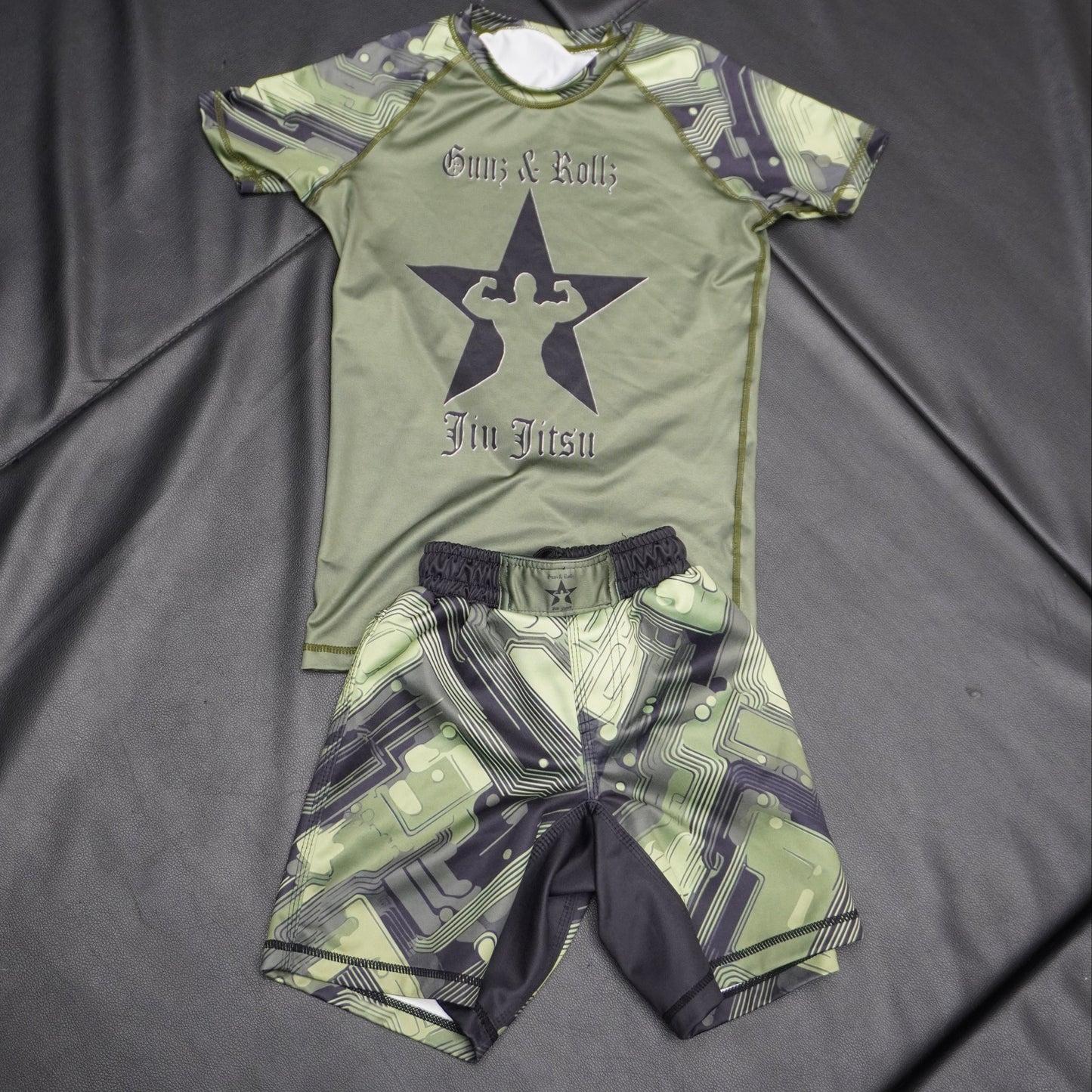 Kid’s Ranked Camo Rash Guard – Durable Youth BJJ No-Gi Shirt | Competition Martial Arts Gear