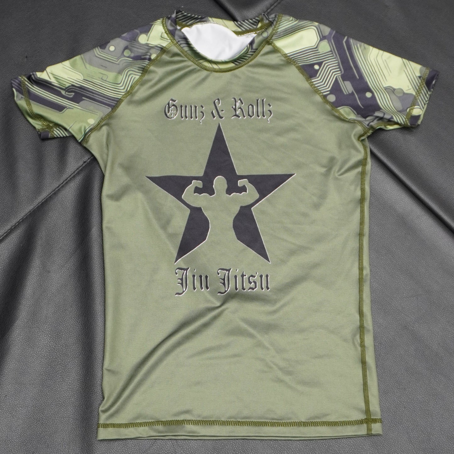 Kid’s Ranked Camo Rash Guard – Durable Youth BJJ No-Gi Shirt | Competition Martial Arts Gear