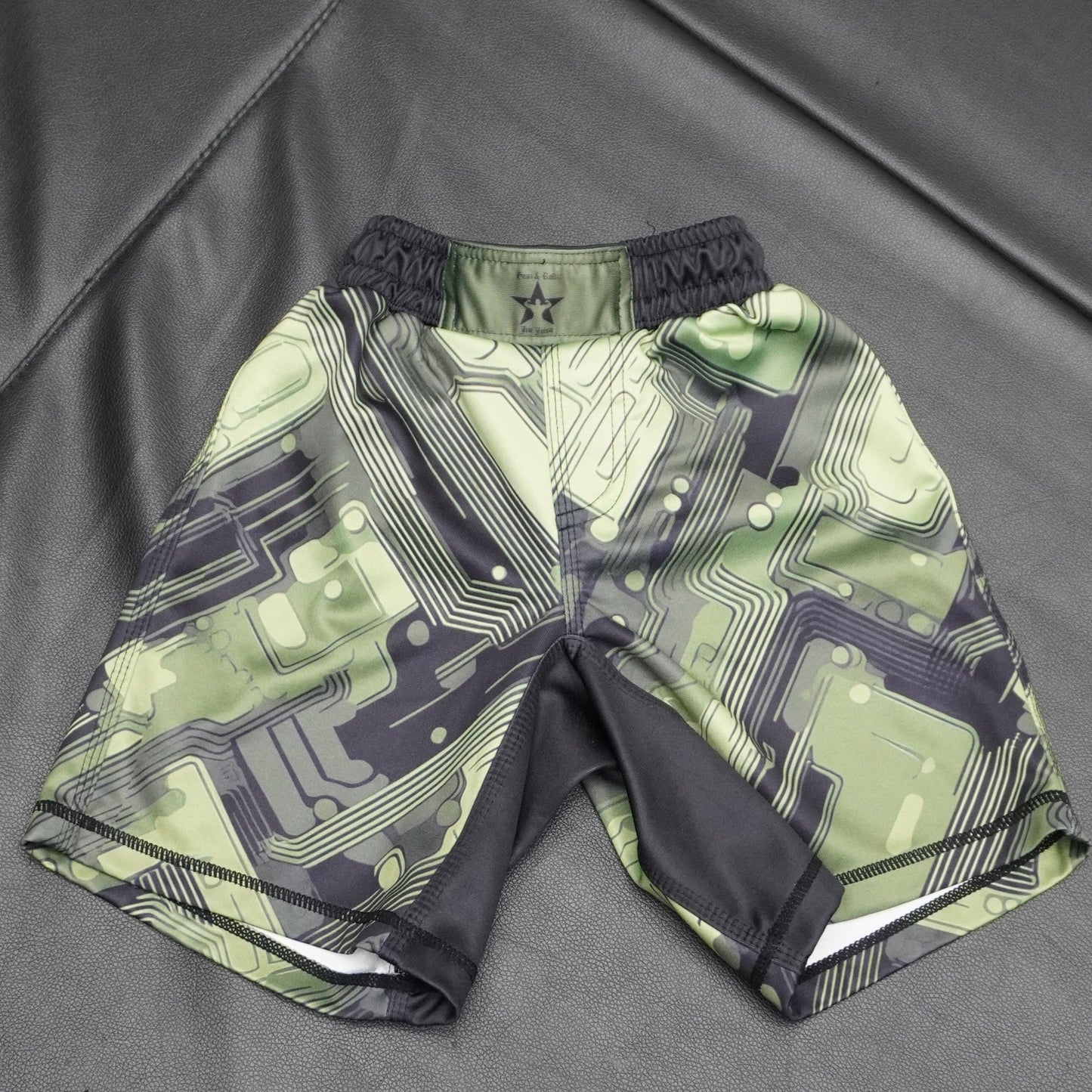 Kid’s Ranked Camo Jiu Jitsu Shorts – Durable Youth BJJ & Grappling Fight Shorts | Competition-Ready No-Gi Gear