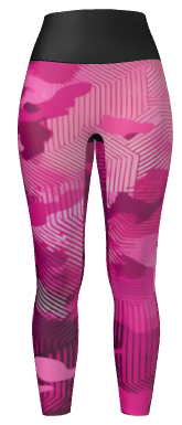 Gunz & Bunz Pink Camo Spatz – Women’s BJJ Leggings for Jiu Jitsu & MMA | Durable, Stylish Grappling Tights
