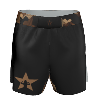 Women's Camo Ranked Jiu Jitsu Shorts