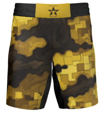 Kid’s Ranked Camo Jiu Jitsu Shorts – Durable Youth BJJ & Grappling Fight Shorts | Competition-Ready No-Gi Gear