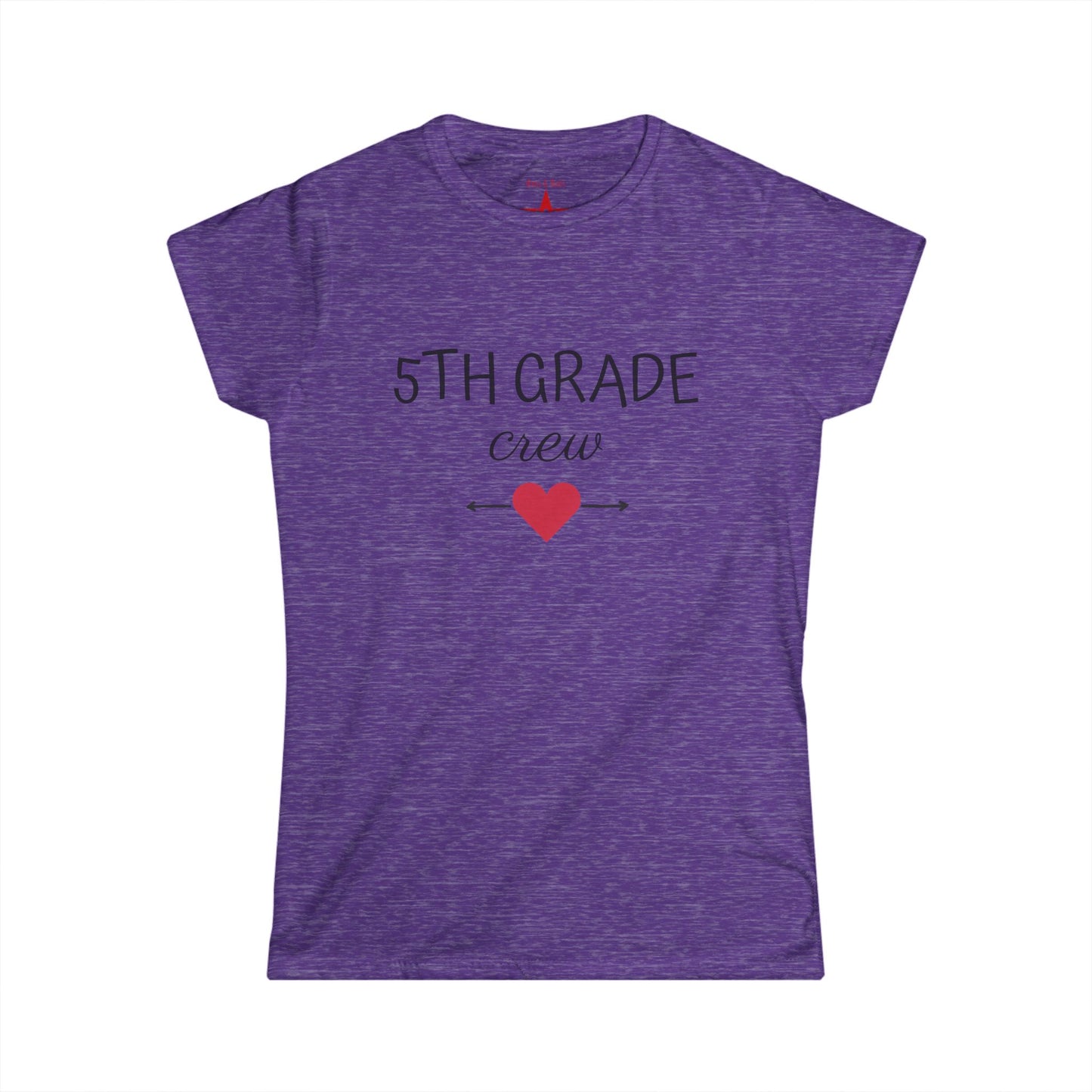 5th Grade Crew Women's Tee, Softstyle T-Shirt, Teacher Gift, Back to School Shirt, Class Reunion Apparel, Student Tribute Top