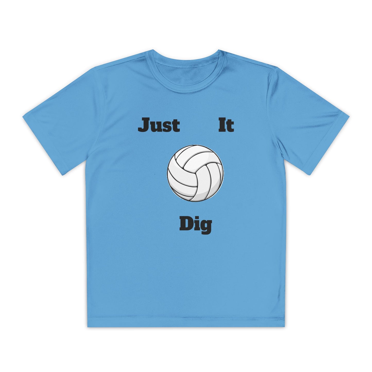 Volleyball Youth Tee - Just Dig It & Gunz Rollz Designs