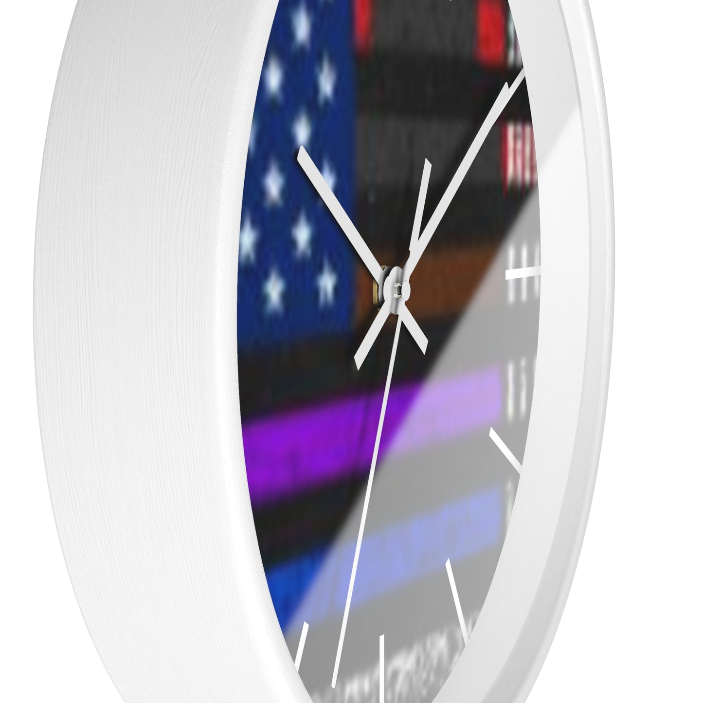 Patriotic American Flag Wall Clock - Unique Home Decor for National Holidays